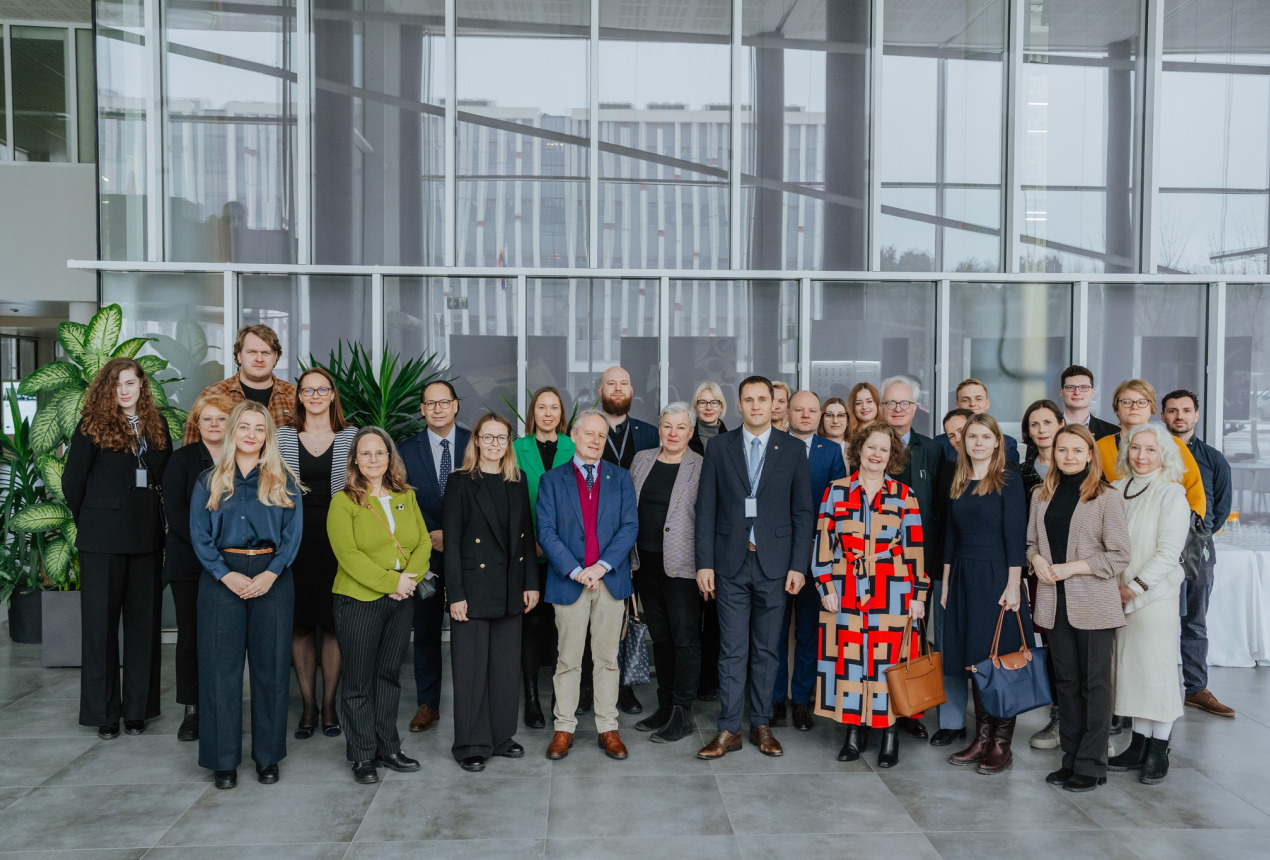 FTMC team welcomes diplomats. Photo: Judita Vadeikė