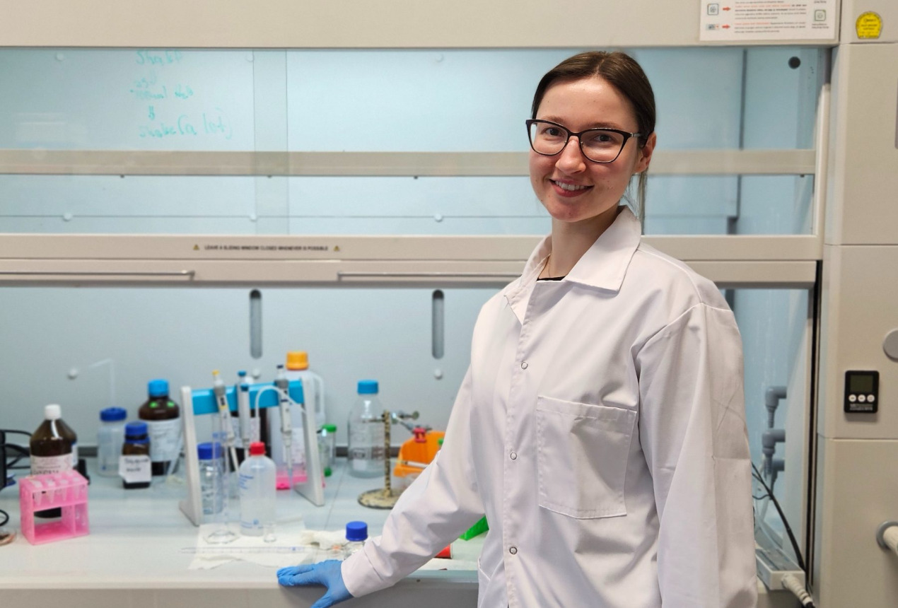Dokt. Greta Pilvenytė, tobulinanti naujos kartos elektrocheminius jutiklius. FTMC nuotrauka
