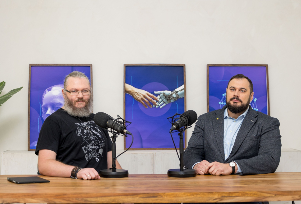 Adomas Rutkauskas ir dr. Linas Vilčiauskas. Tomo Bauro / Lrytas.lt nuotrauka