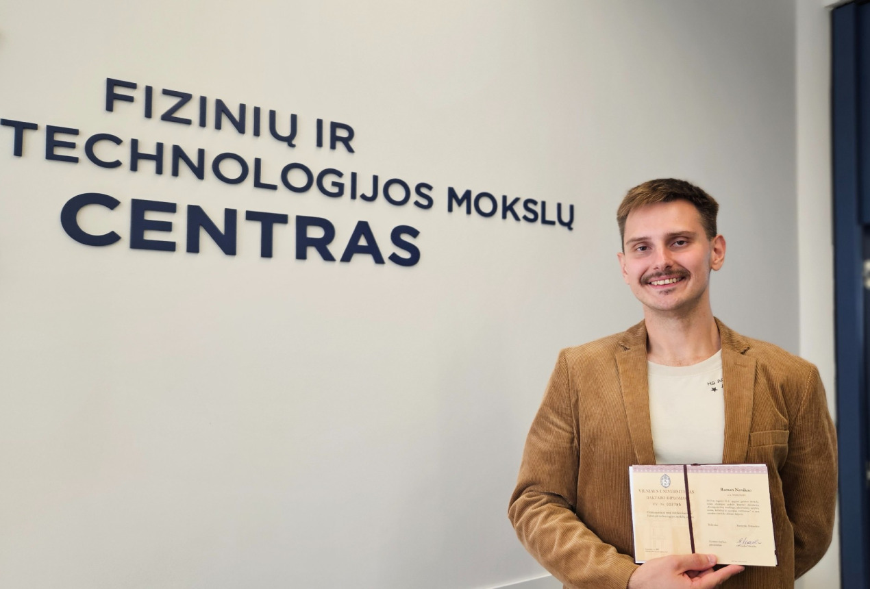 Dr. Ramanas Novikau. FTMC nuotrauka