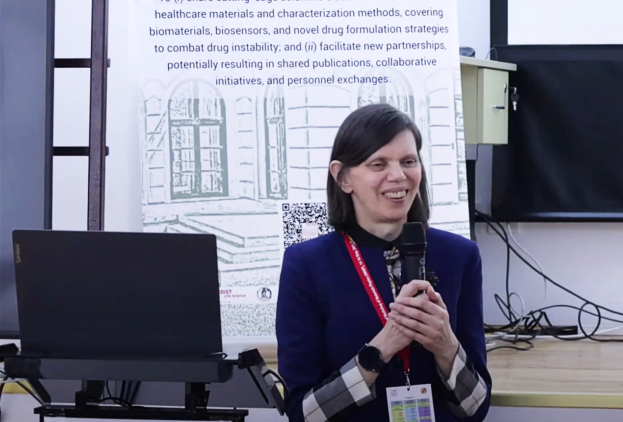 Dr. Rasa Pauliukaitė. Rumunijos nacionalinio medžiagų fizikos instituto jutubo kanalo videomedžiagos kadras