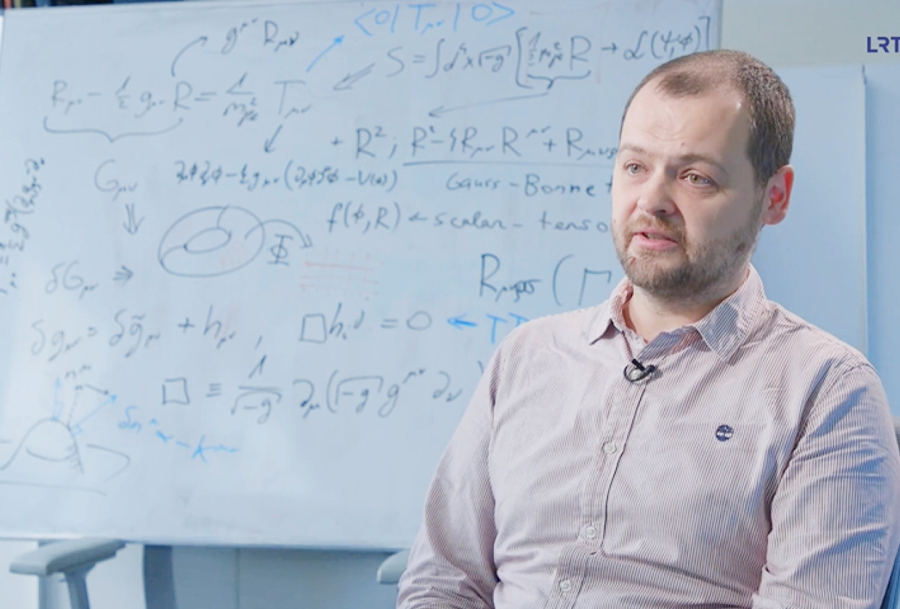 Dr. Mindaugas Karčiauskas. LRT.LT videomedžiagos kadras