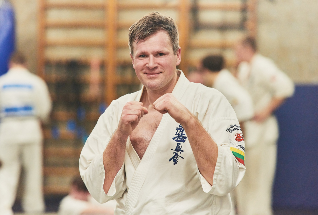 (Dr. Vytautas Cėpla. Photo: Edvinas Ivanovas / Lithuanian Kyokushin Karate Federation)