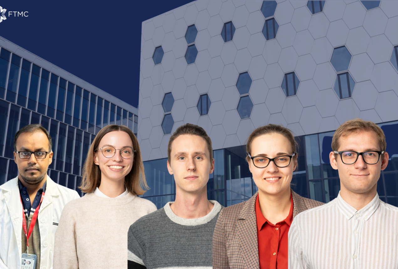 Sukomol Barua, Agnė Minderytė, Kernius Vilkevičius, Miglė Mackevičiūtė and Yaraslau Padrez. Photos: Hernandez & Sorokina / FTMC and personal archives