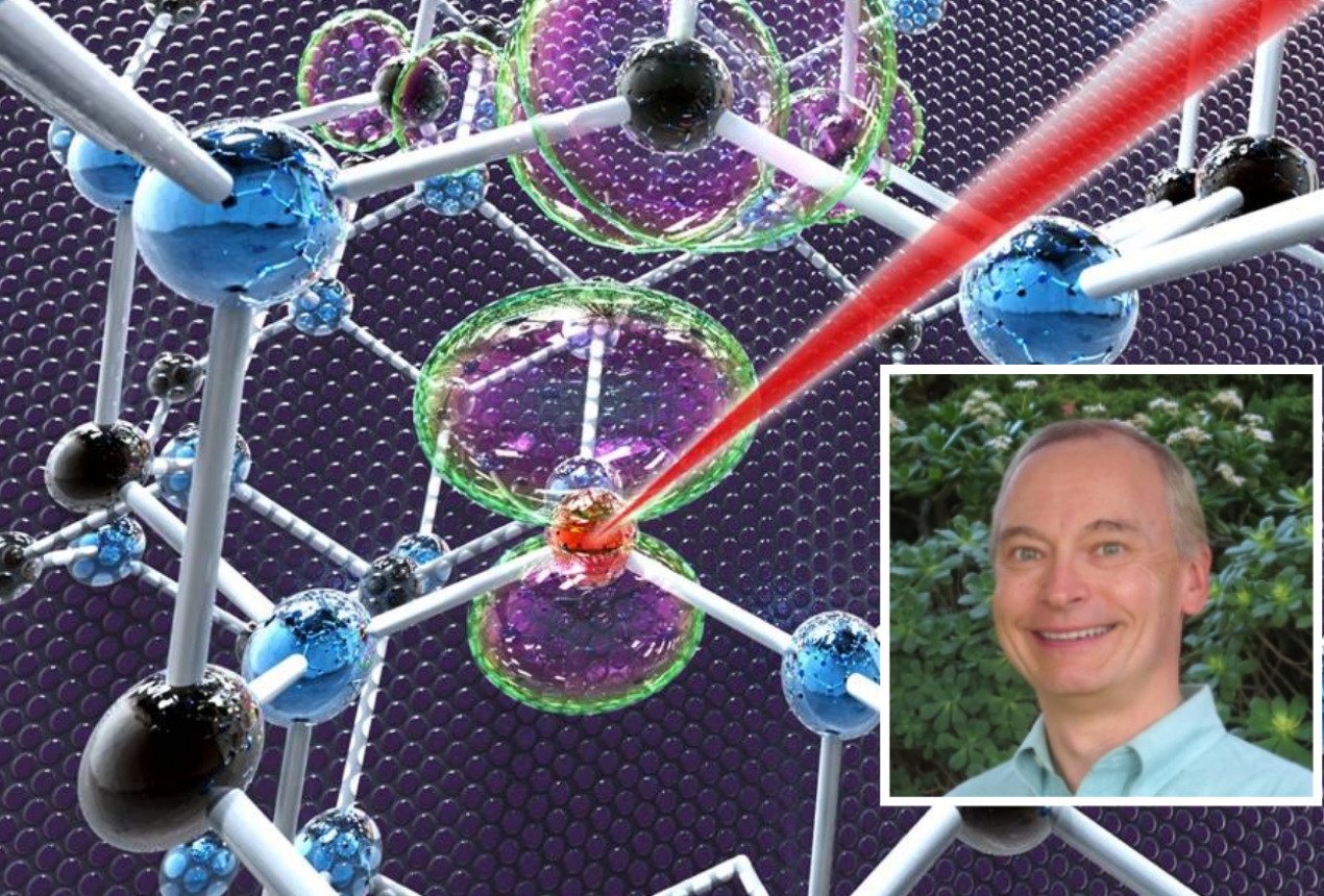 Visualisation of Prof. Chris G. Van de Walle and his research team. Photo by University of California, Santa Barbara