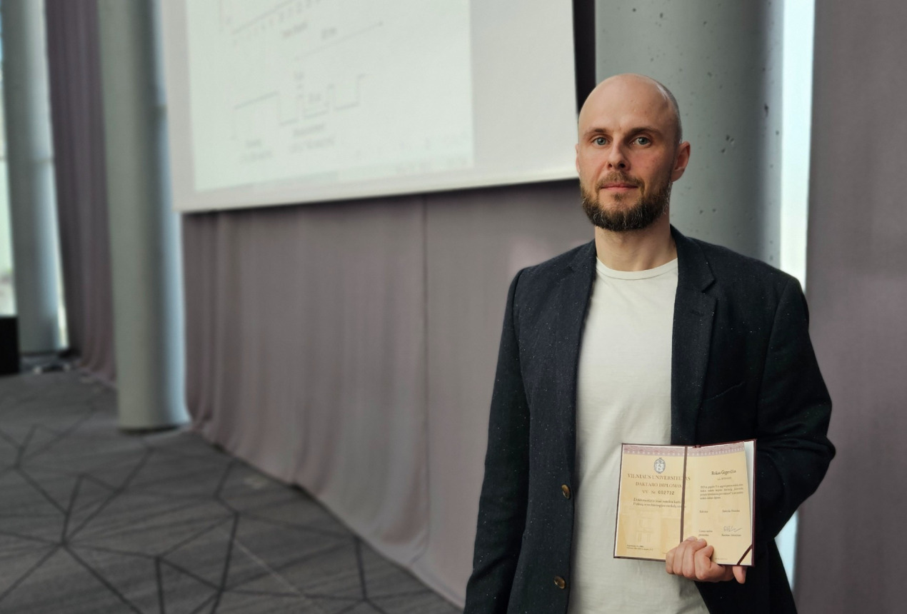 Dr. Rokas Gegevičius. Photo: FTMC