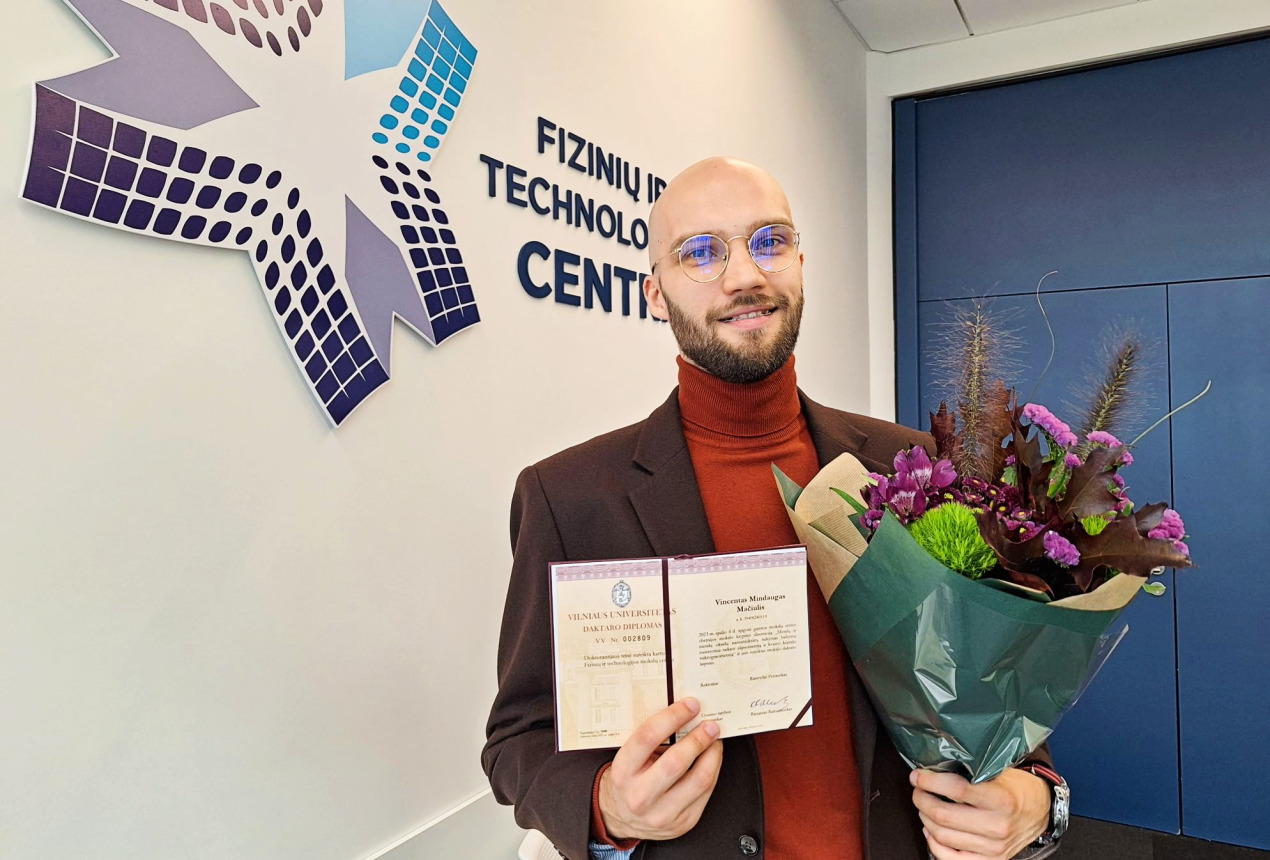 Dr. Vincentas Mindaugas Mačiulis. FTMC nuotrauka