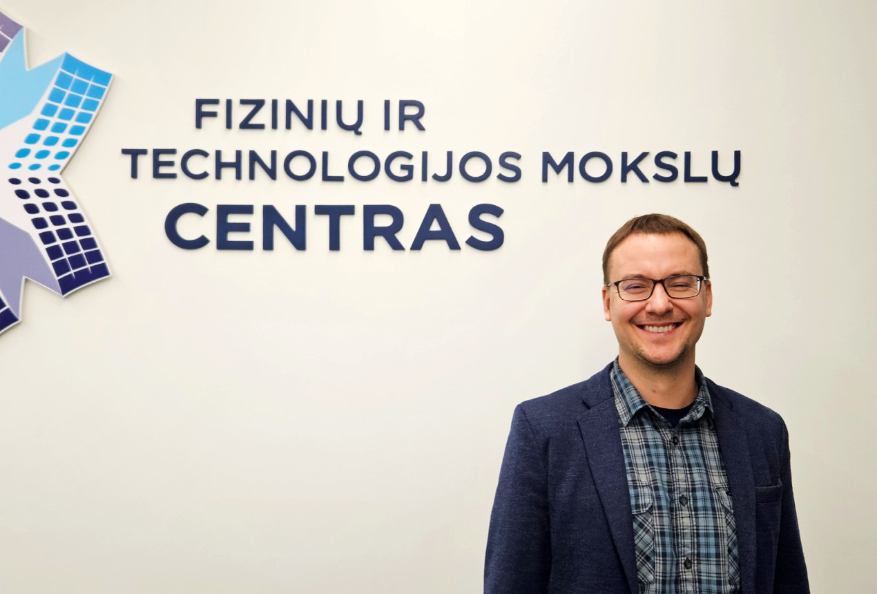 Dr. Tadas Paulauskas. FTMC nuotrauka