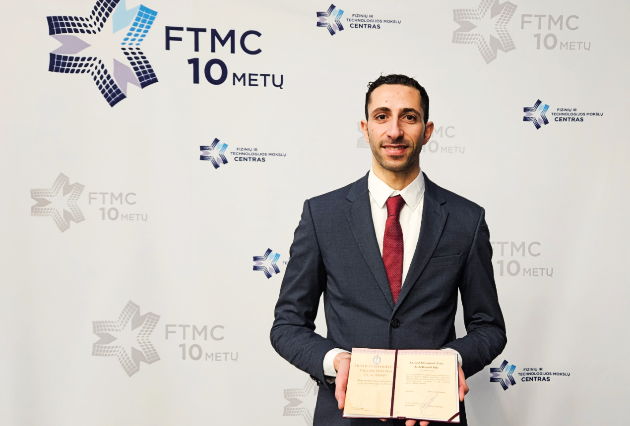 Dr. Ahmedas Mohamed Taha Abdelhamid Alfa. FTMC nuotrauka